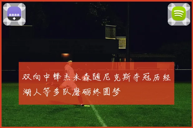 双向中锋杰米森随尼克斯夺冠历经湖人等多队磨砺终圆梦